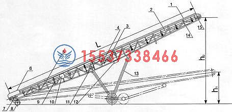 DY移動(dòng)式皮帶輸送機(jī)