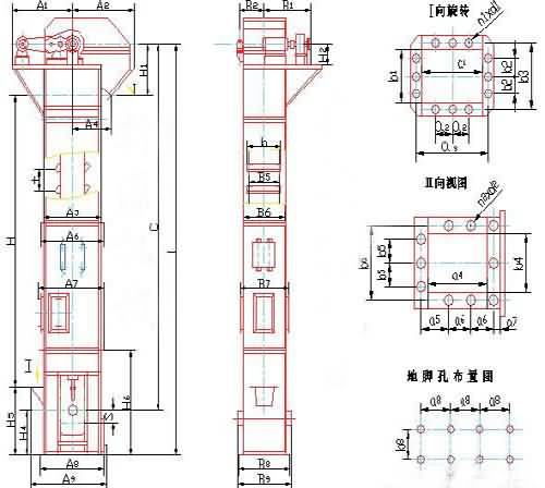 板鏈斗提機(jī)圖紙 板鏈斗提機(jī)圖紙