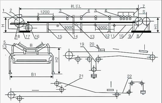 拖輥帶式輸送機