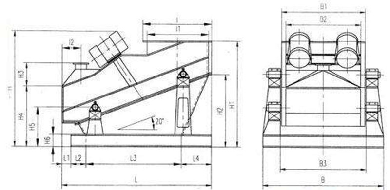 礦用直線篩圖紙 礦用直線篩圖紙